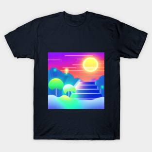 Celestials Temple Mount | AI Generated Design by @remlorart T-Shirt